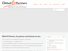 Tablet Screenshot of olthofenpartners.nl